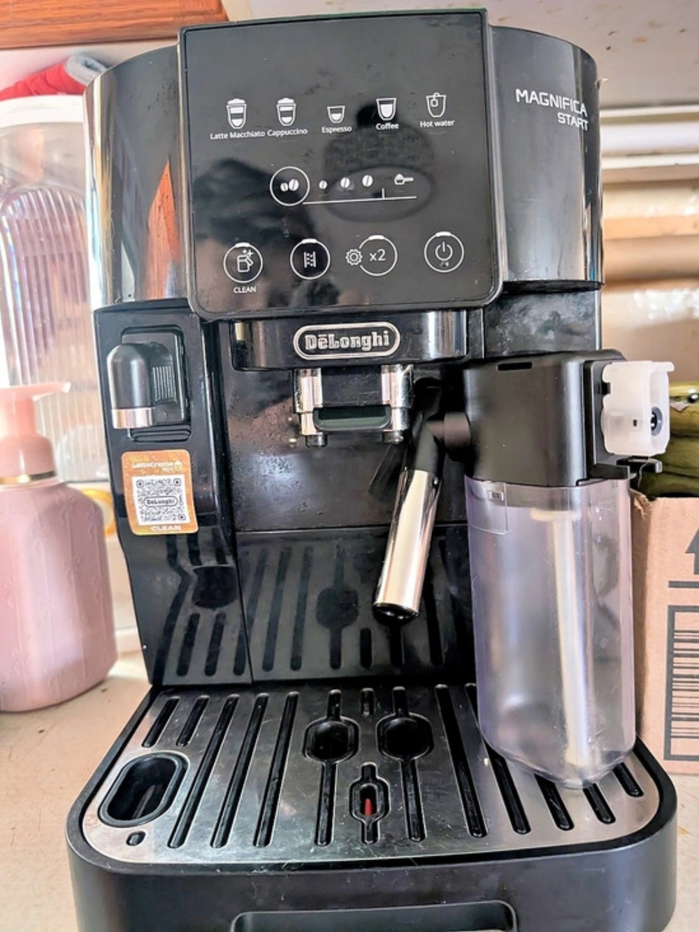 DeLonghi Automatic Espresso Coffee Machine Black